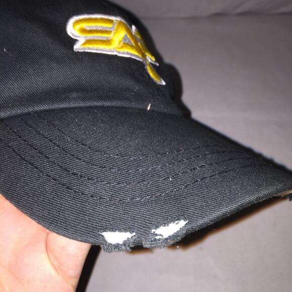 Hat Sap Concentrate Brand Promo Strapback Webbed Back Distressed Cap Great Shape - Picture 6 of 10